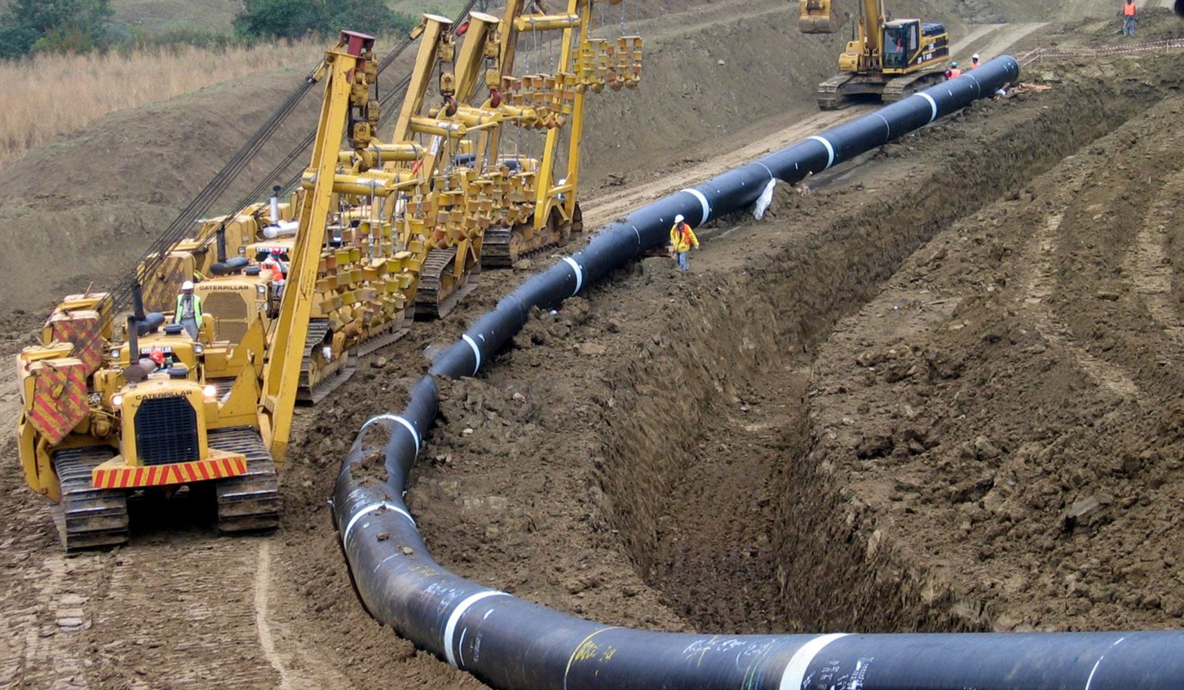 Капитальное строительство газопровода