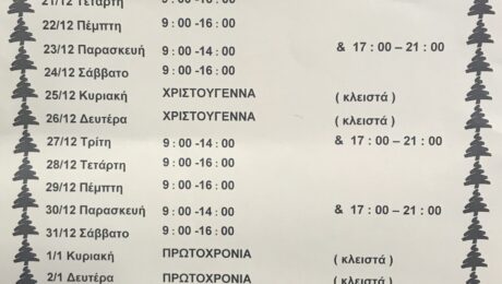 Το εορταστικό ωράριο των κουρείων και κομμωτηρίων της Πτολεμαΐδας