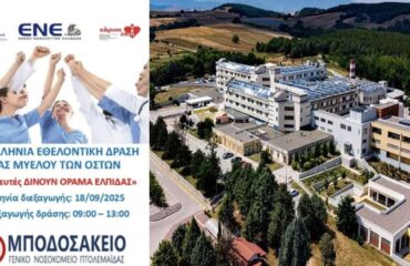 ΑΦΙΣΑ ΕΘΕΛΟΝΤΙΚΗ ΔΡΑΣΗ ΔΩΡΕΑΣ ΜΥΕΛΟΥ ΤΩΝ ΟΣΤΩΝ