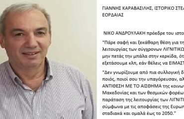 ΓΙΑΝΝΗΣ ΚΑΡΑΒΑΣΙΛΗΣ, ΙΣΤΟΡΙΚΟ ΣΤΕΛΕΧΟΣ ΠΑΣΟΚ ΕΟΡΔΑΙΑΣ
